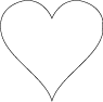 Plain Heart Clipart