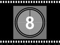 filmstrip with countdown