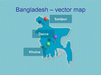 Powerpoint map of Bangladesh thumbnail