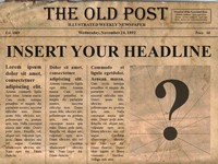 Free Editable Old Newspaper Powerpoint Template thumbnail