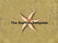 The Starfish PowerPoint Template (photo) thumbnail
