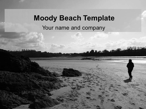 Moody Beach PowerPoint Template