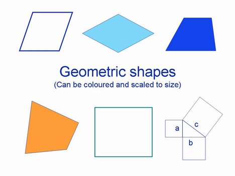 Geometric Shapes Rhombus