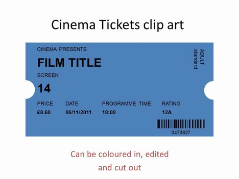 Movie Ticket Design