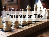 Chess Set PowerPoint Template thumbnail