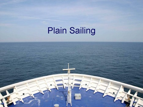 Plain sailing PowerPoint template