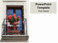 Balcony PowerPoint Template thumbnail