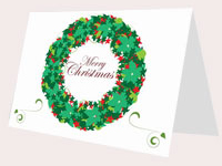 Christmas Wreath Card thumbnail