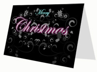 Decorative Christmas Pattern Card