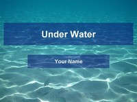 Underwater template