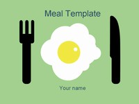 Meal PowerPoint Template thumbnail