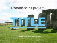 Stonehenge PowerPoint Template thumbnail