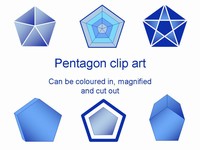 Pentagon Clip Art Template thumbnail