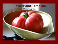 Ripe Tomato PowerPoint Template thumbnail