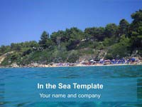 In the Sea PowerPoint Template thumbnail