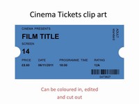 Cinema Tickets Clip Art thumbnail