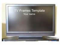 Wide-screen TV Frame Template thumbnail