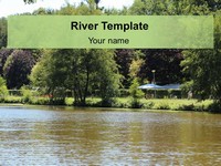 Free River PowerPoint Template thumbnail