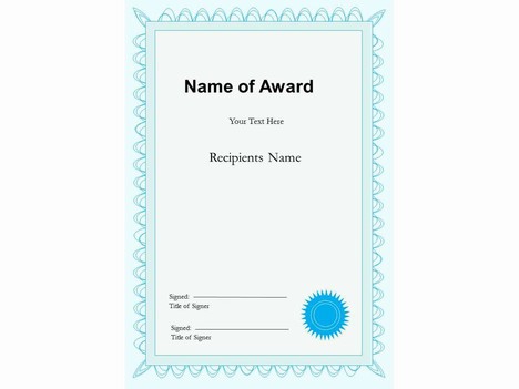 word use congratulate Portrait Template Certificate