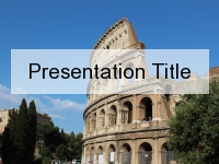 Colosseum PowerPoint Template thumbnail