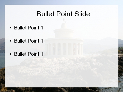 Archaic Temple PowerPoint Template inside page