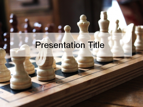 Free Playing Chess PowerPoint Template - Free PowerPoint Templates